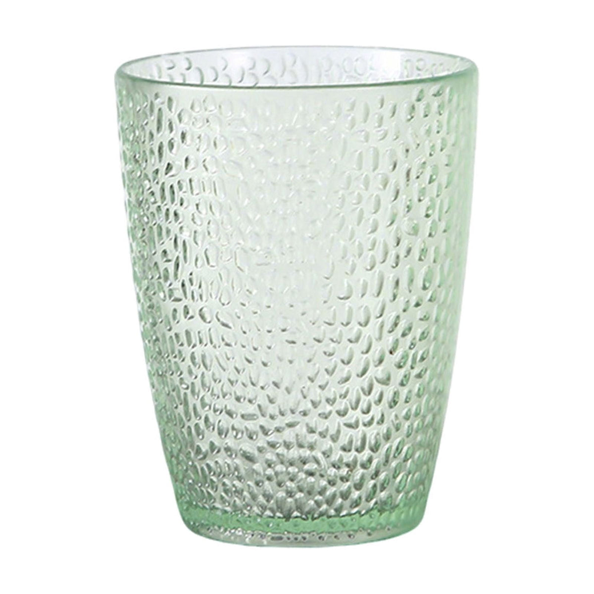 6 Pcs Drinking Tumblers Set of 12 oz, Drinking Glasses,BPA-Free,Stackable Water Cups,Clear Cups for Juice,(Brown)